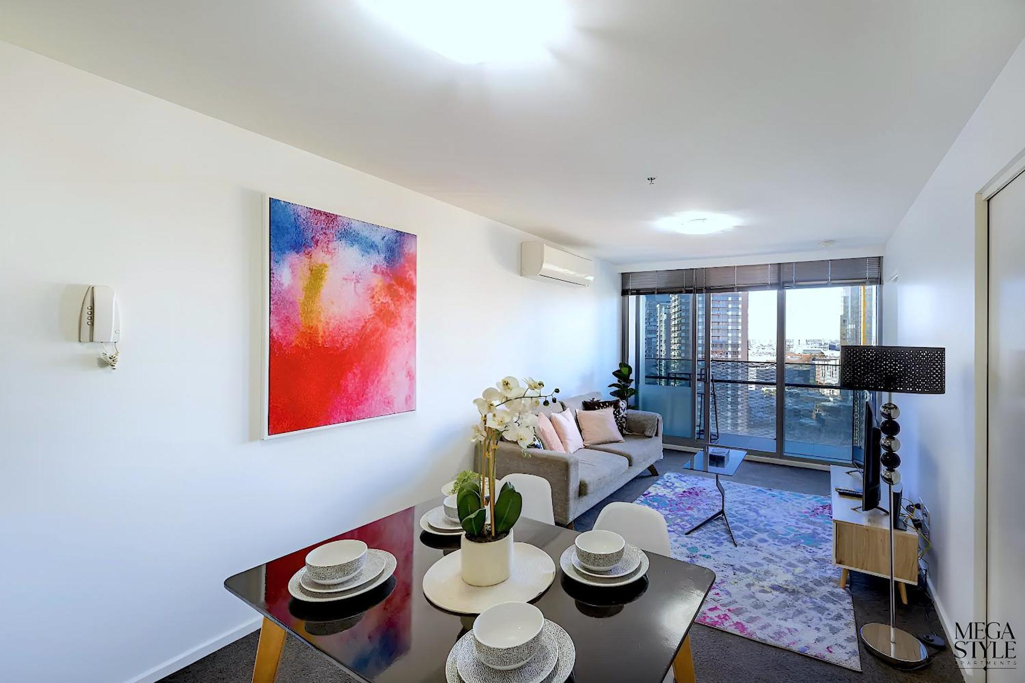 Mega Style Apartments Mainpoint Ville de Ville de Melbourne Chambre photo